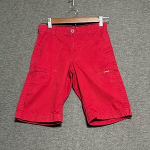 Levi's Vibrant Red Cargo Shorts Boys Size 8 Regular.